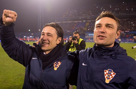 Hrvatski reprezentativci proslavili odlazak u Brazil#Croatia celebrates World Cup berth
