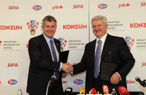 Konzum, Jana, Ledo and PIK become partners of the HNS