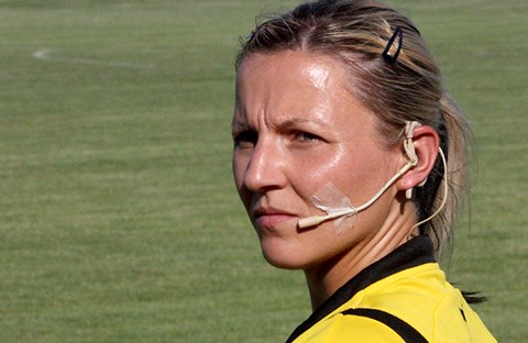 Sanja Rođak Karšić u sudačkoj postavi finala Algarve Cupa