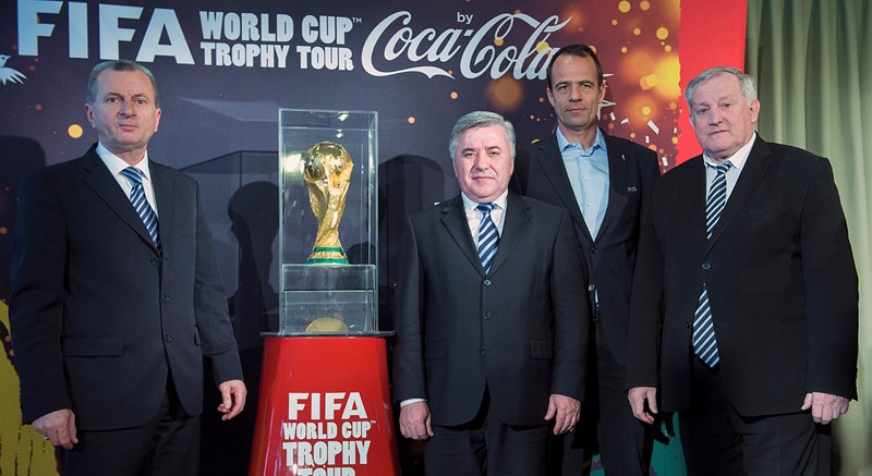 FIFA World Cup trophy comes to Croatia