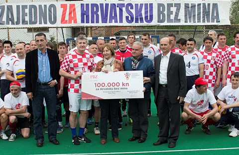 HNS i bivši reprezentativci podržali razminiranje Hrvatske