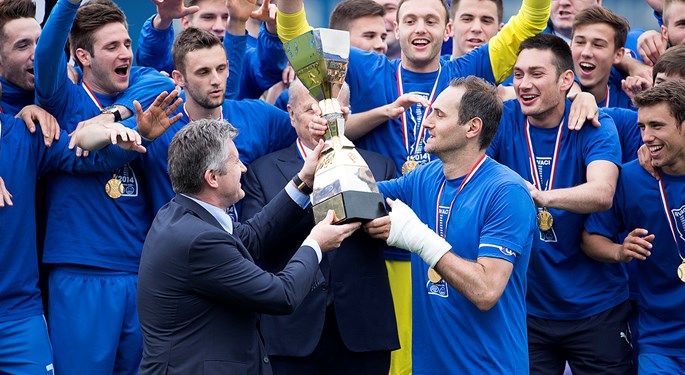 Dinamo 16. put prvak Hrvatske