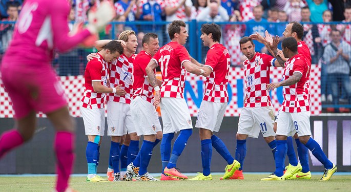 Perišić double for Croatia victory over Mali