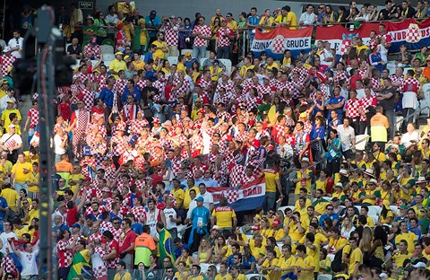 Podrška reprezentaciji iz cijele Hrvatske