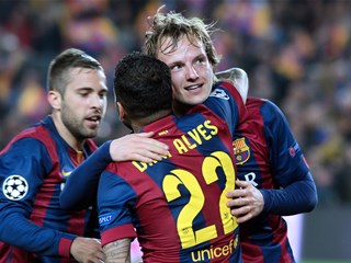 Gol Rakitića za pobjedu i potvrdu prolaza Barcelone