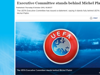 IO Uefe podržava Michela Platinija