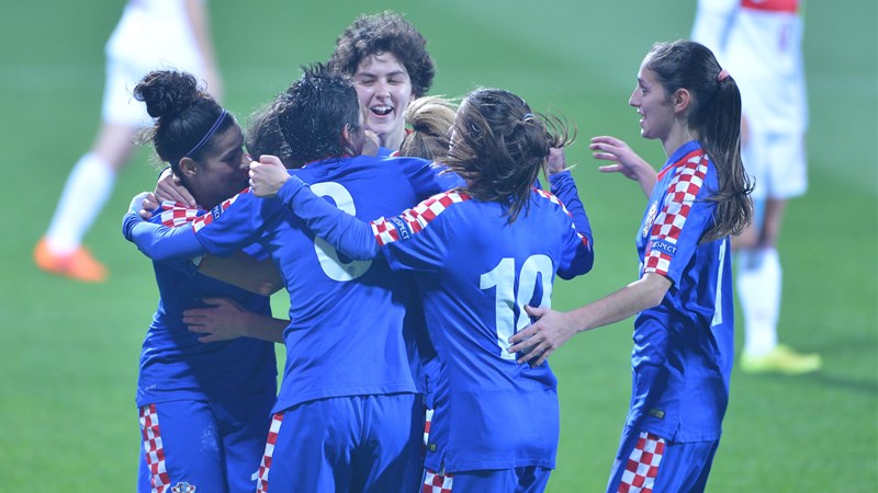 Okupljanje ženske reprezentacije za Istria Women's Cup