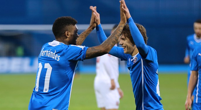 Dinamo stekao dva pogotka prednosti za uzvrat u Tbilisiju
