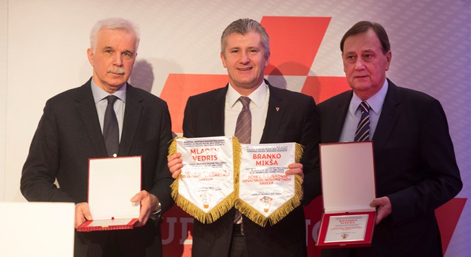 Mladen Vedriš i Branko Mikša počasni predsjednici HNS-a