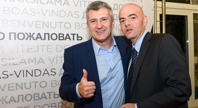 Šuker: "Infantino is an excellent choice"