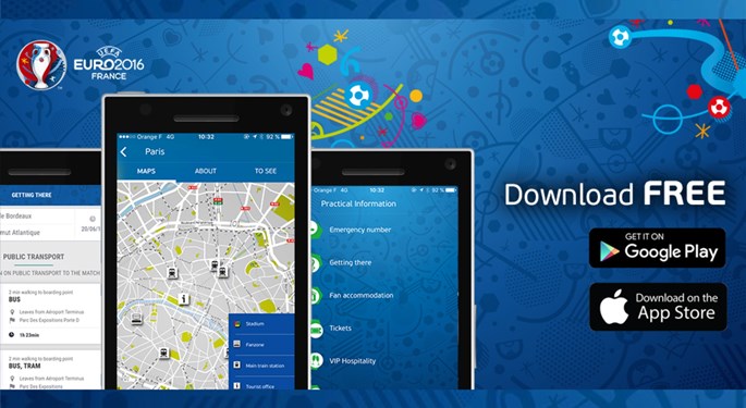 Pokrenuta UEFA EURO mobilna aplikacija