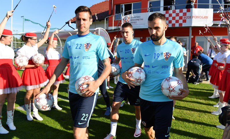 Great atmosphere during Croatia open training session