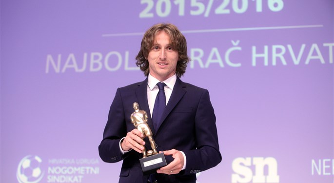 Modriću Nogometni Oscar za najboljeg hrvatskog igrača