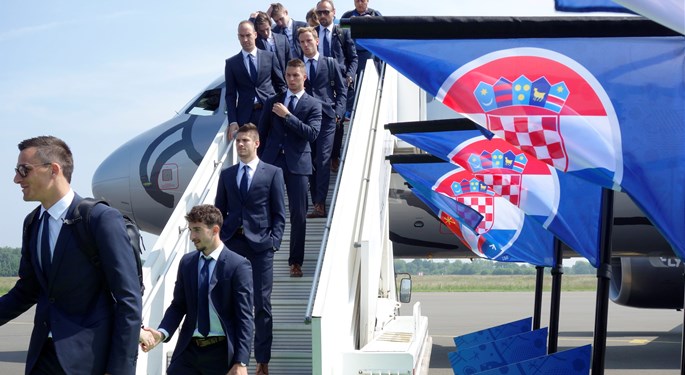 Croatia arrives at base camp at Deauville