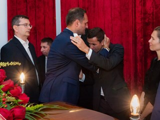 Delegacija Saveza na posljednjem ispraćaju Srninog oca