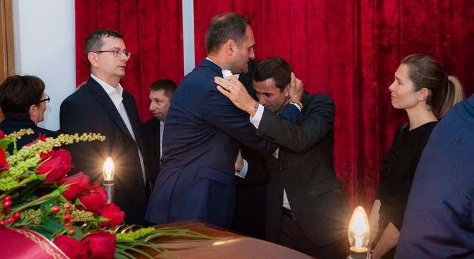 Delegacija Saveza na posljednjem ispraćaju Srninog oca