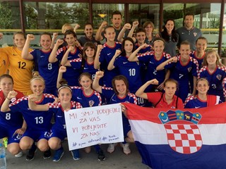 Mlade Hrvatice bolje od Makedonije