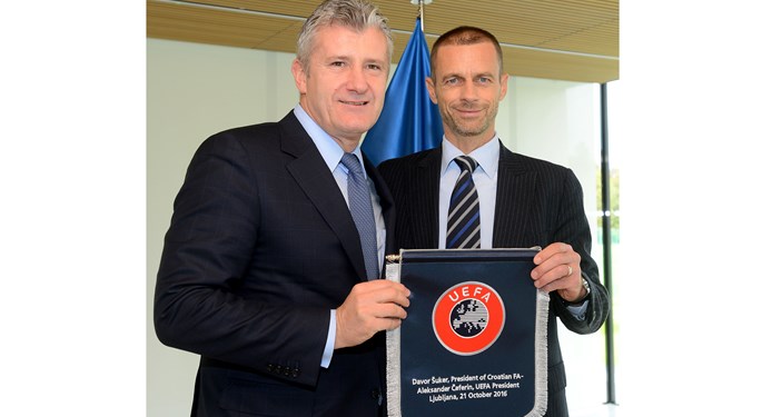 Čeferin ugostio Šukera i predsjednike saveza iz regije