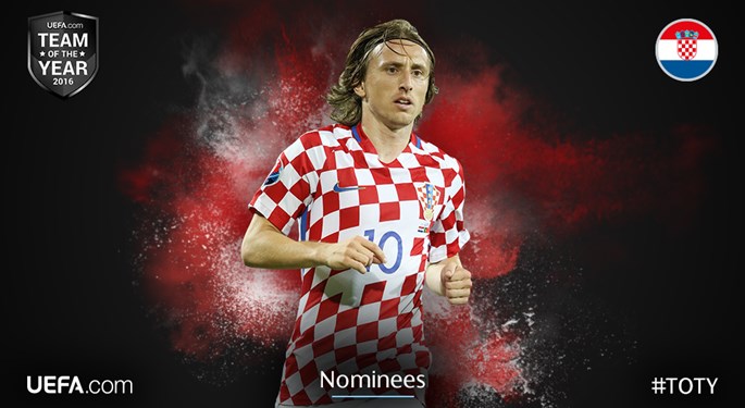 Croatia captain Modrić nominated for UEFA Team of the Year