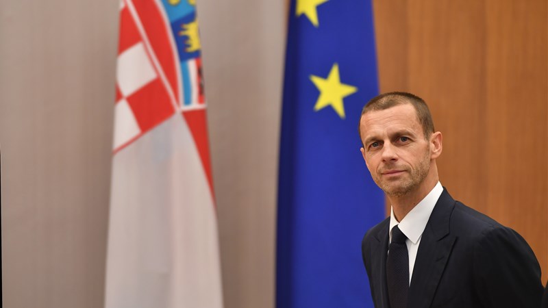 UEFA president Aleksander Čeferin visits Croatia and HNS