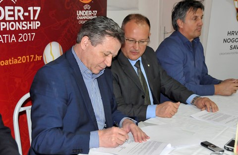 U Varaždinu potpisan ugovor o EP-u U-17 i finalu Kupa