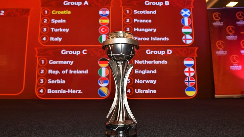 Final draw ceremony for UEFA U-17 Euro held in Zagreb