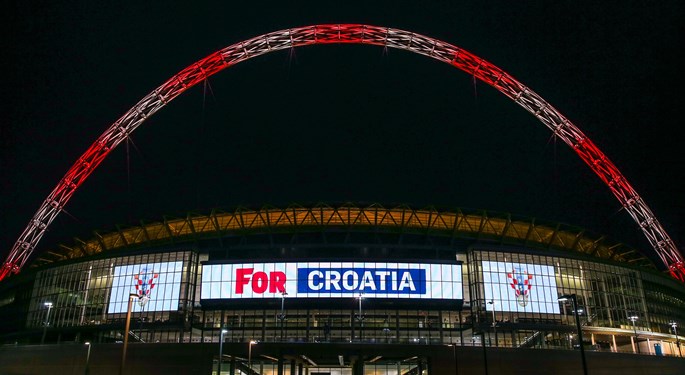 Legendarni Wembley zasjao u hrvatskim bojama