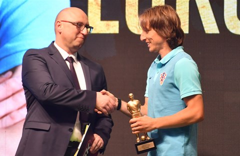 Luka Modrić peti put zaredom najbolji nogometaš Hrvatske