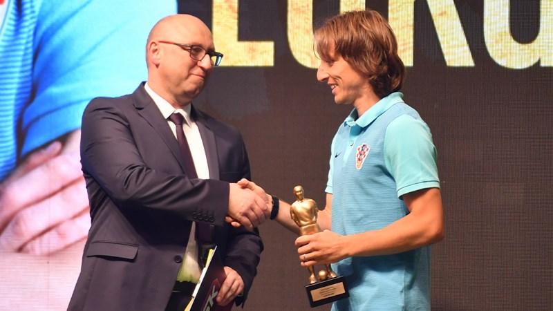 Luka Modrić peti put zaredom najbolji nogometaš Hrvatske