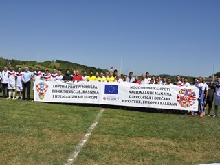 Reprezentacija Roma Hrvatske na 71. rođendanu NK Petrova Gora