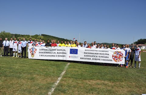 Reprezentacija Roma Hrvatske na 71. rođendanu NK Petrova Gora