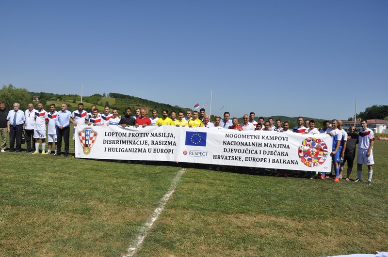 Reprezentacija Roma Hrvatske na 71. rođendanu NK Petrova Gora