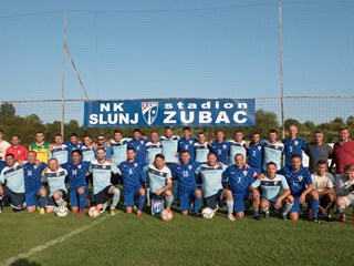 Veterani HNS-a na proslavi 80 godina NK Slunj