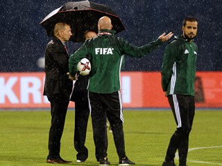 Zagreb qualifier abadoned due to heavy rain