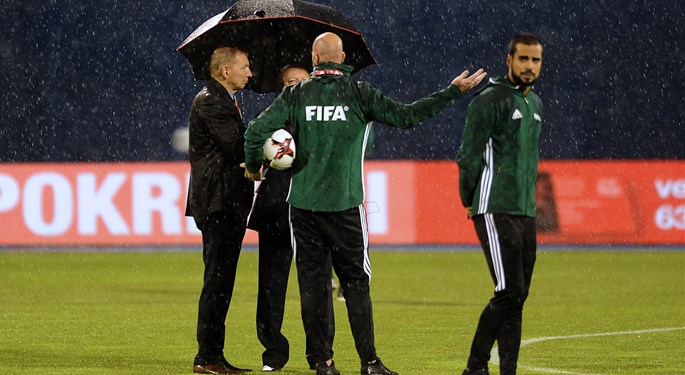Zagreb qualifier abadoned due to heavy rain
