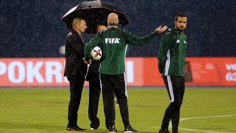 Zagreb qualifier abadoned due to heavy rain