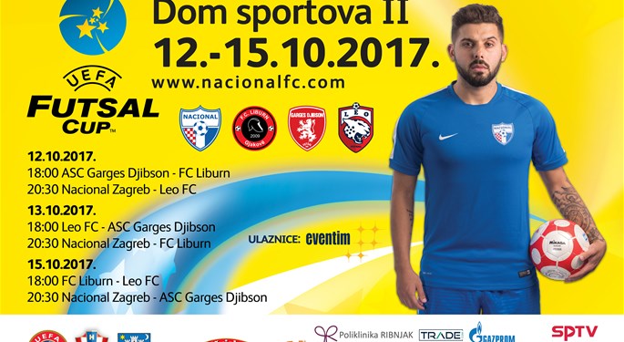 Nacional domaćin skupine UEFA Futsal Cupa