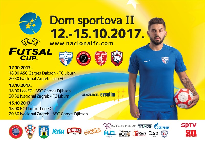 Nacional domaćin skupine UEFA Futsal Cupa