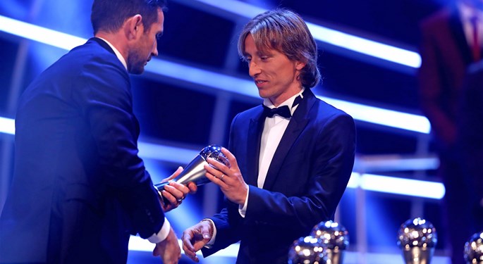 Luka Modrić in the FIFA FIFPro World11