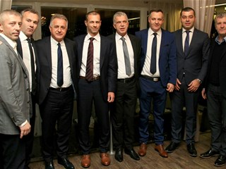 Šuker uz Čeferina u posjetu Bosni i Hercegovini