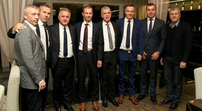Šuker uz Čeferina u posjetu Bosni i Hercegovini