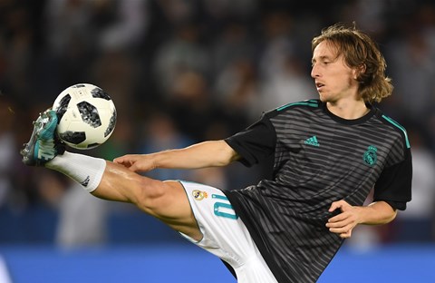 Luka Modrić in the Real Madrid all-time team