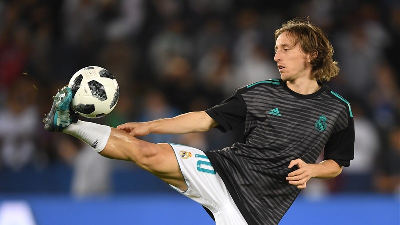 Luka Modrić in the Real Madrid all-time team
