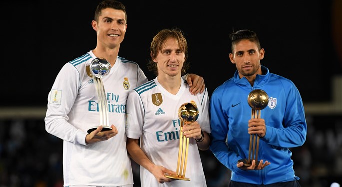 Magnificent Modrić wins Club World Cup Golden Ball