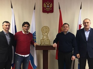 Head coach Dalić and HNS delegation visit Croatia basecamp