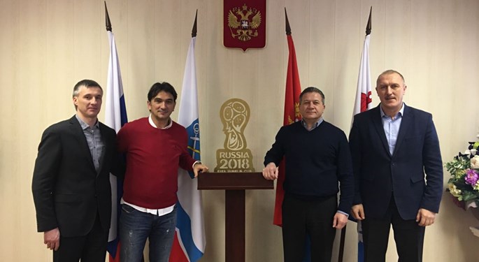 Head coach Dalić and HNS delegation visit Croatia basecamp