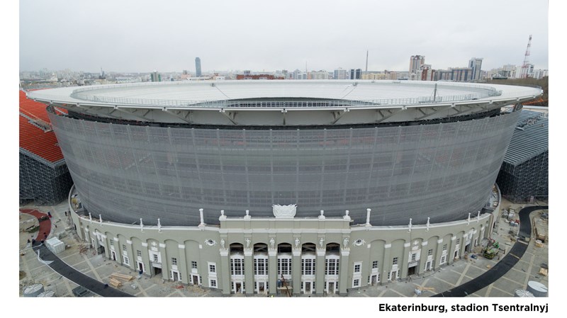 The Stadia of the 2018 World Cup in Russia