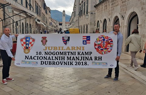 Deseti nogometni kamp nacionalnih manjina u Dubrovniku