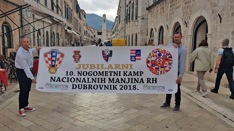 Deseti nogometni kamp nacionalnih manjina u Dubrovniku