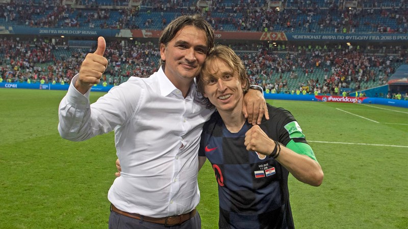 Dalić and Modrić speak on remarkable Croatia success